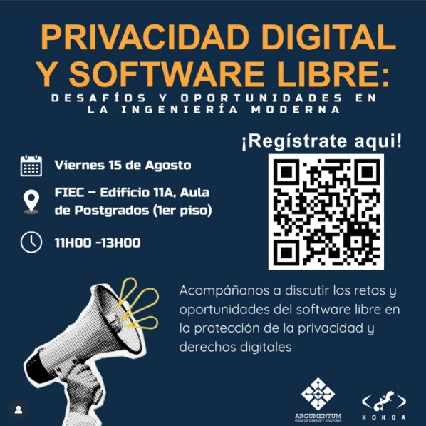 Imagen del evento Conversatorio Privacidad